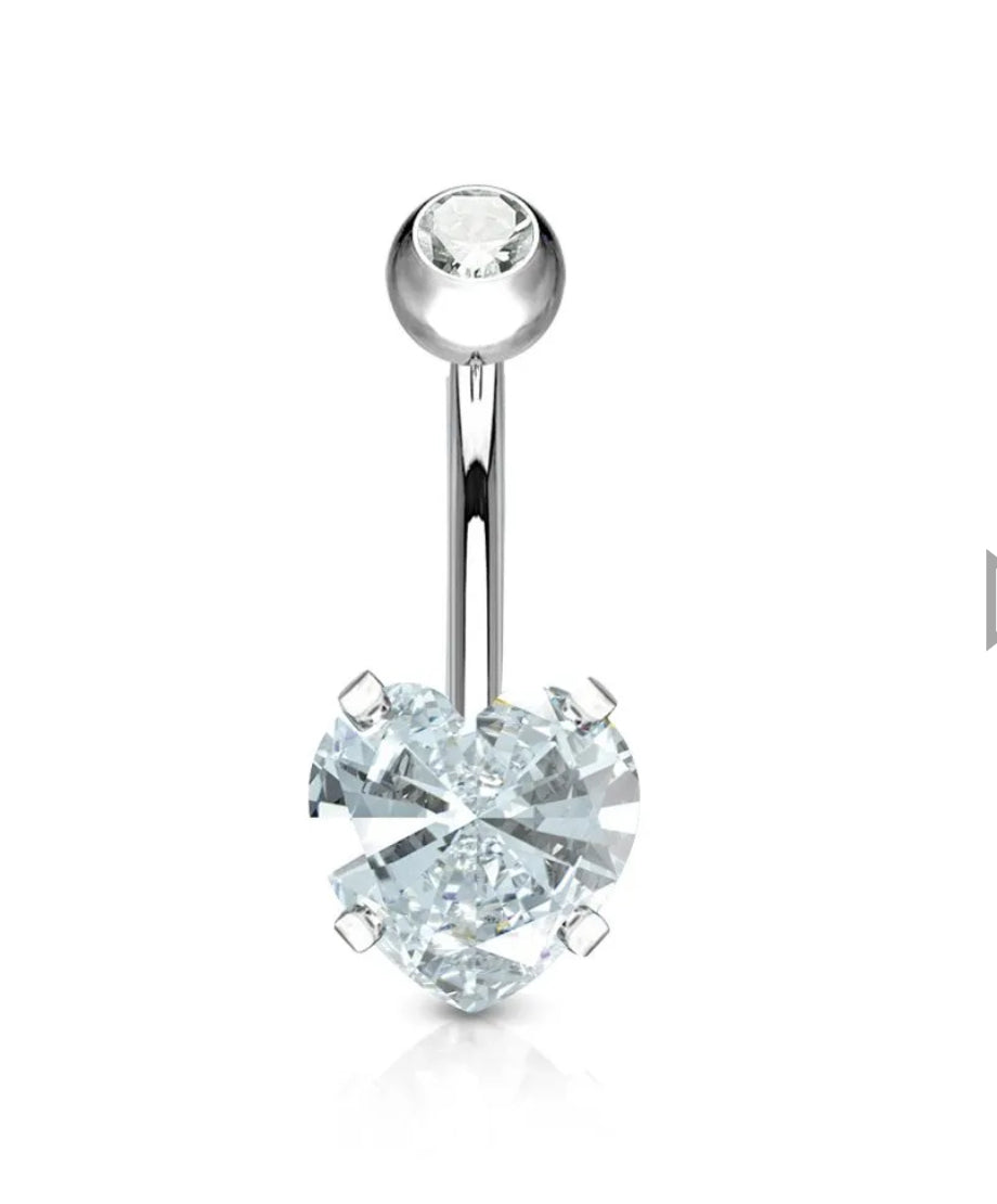 PIERCING OMBELICO CUORE