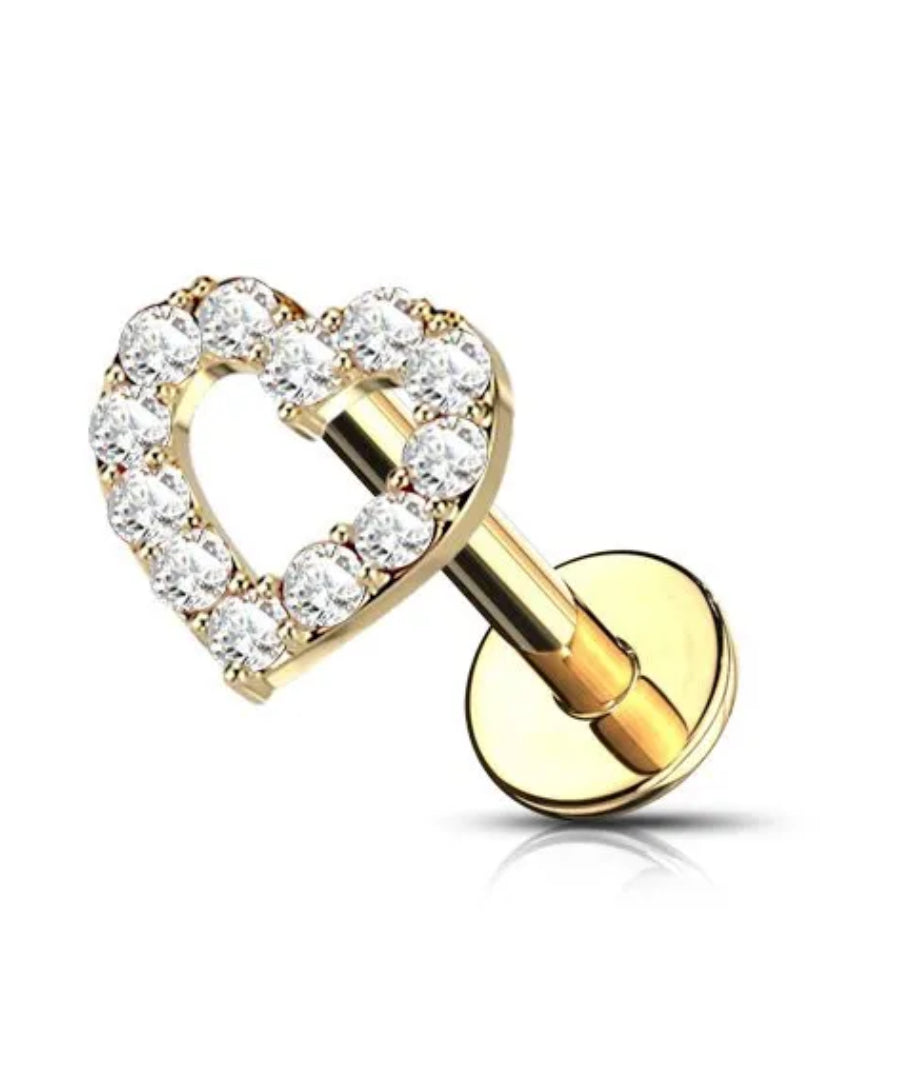 PIERCING CUORE VUOTO