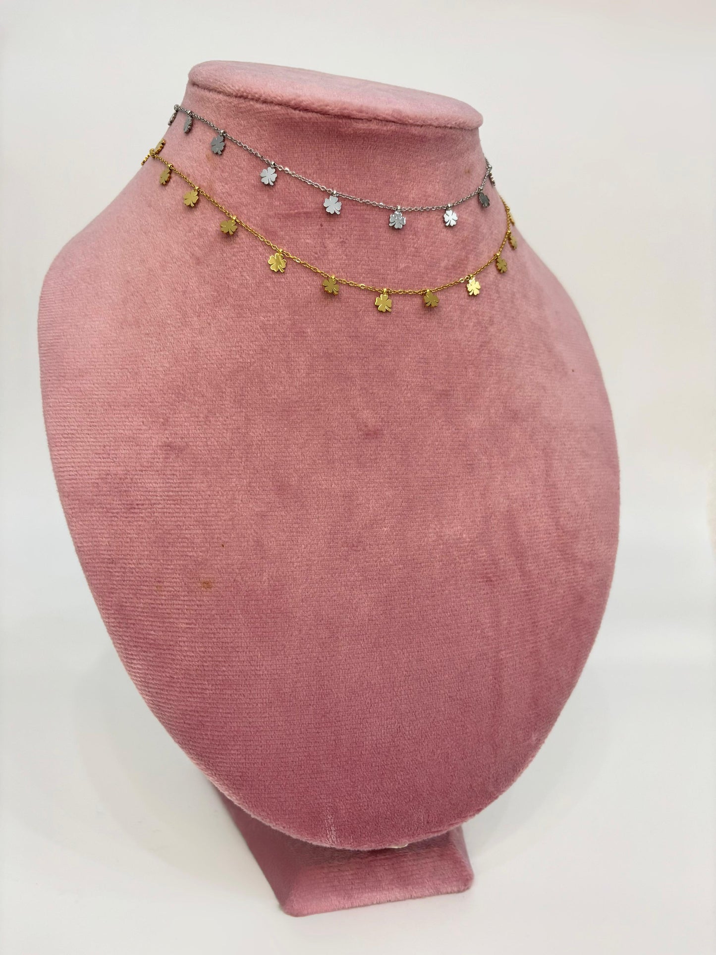 COLLANA QUADRIFOGLI