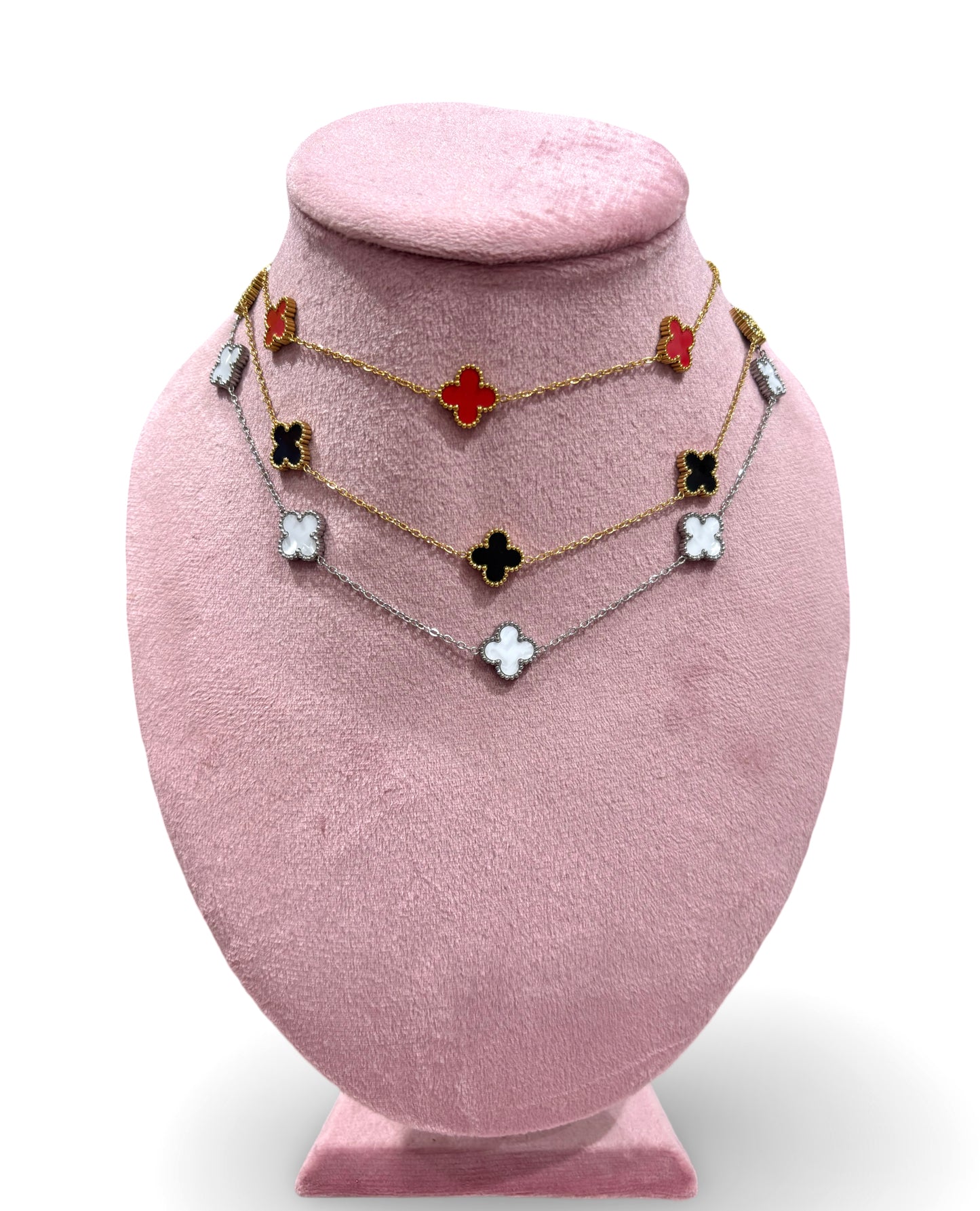 COLLANA QUADRIFOGLI