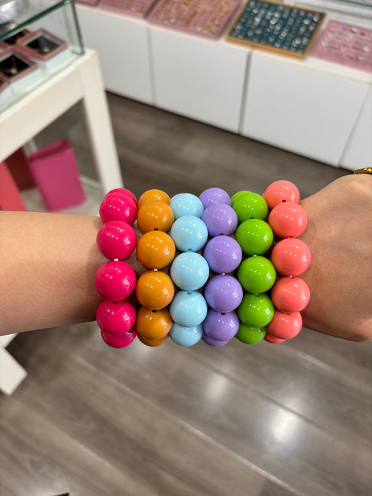 BRACCIALE SFERE SMALTATE